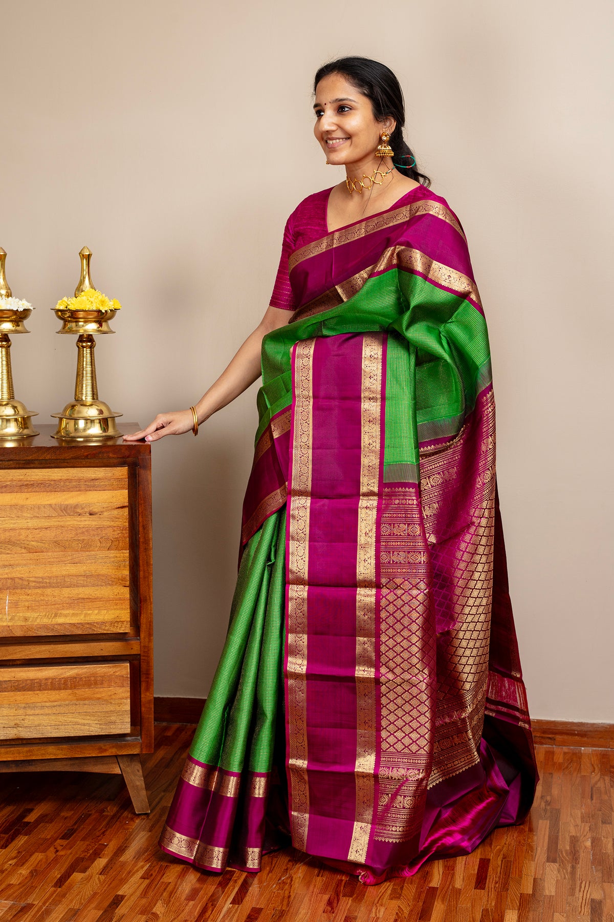 Haritharang - Kanjivaram silk saree