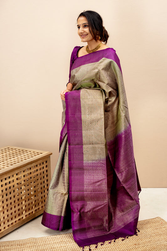 Saptaswara - Lightweight silk saree