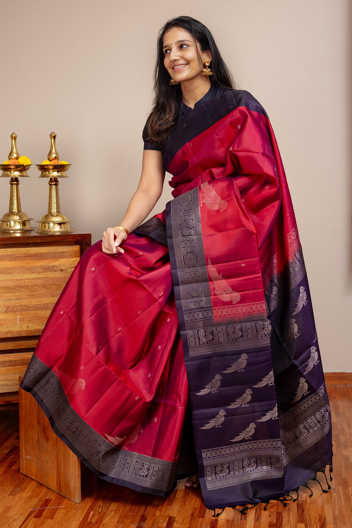 Kapotah - Lightweight Silk Saree