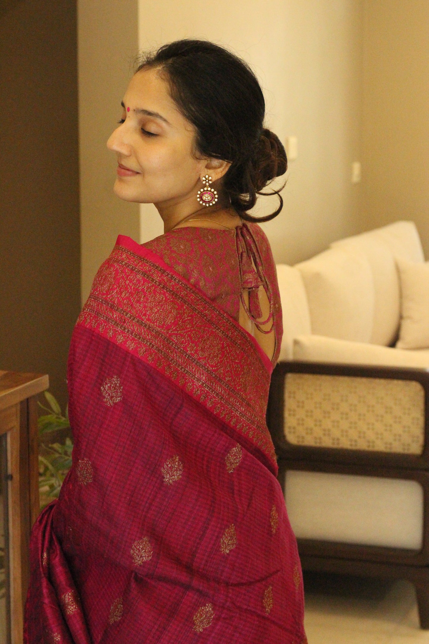 Royal Kemp - Banaras silk saree