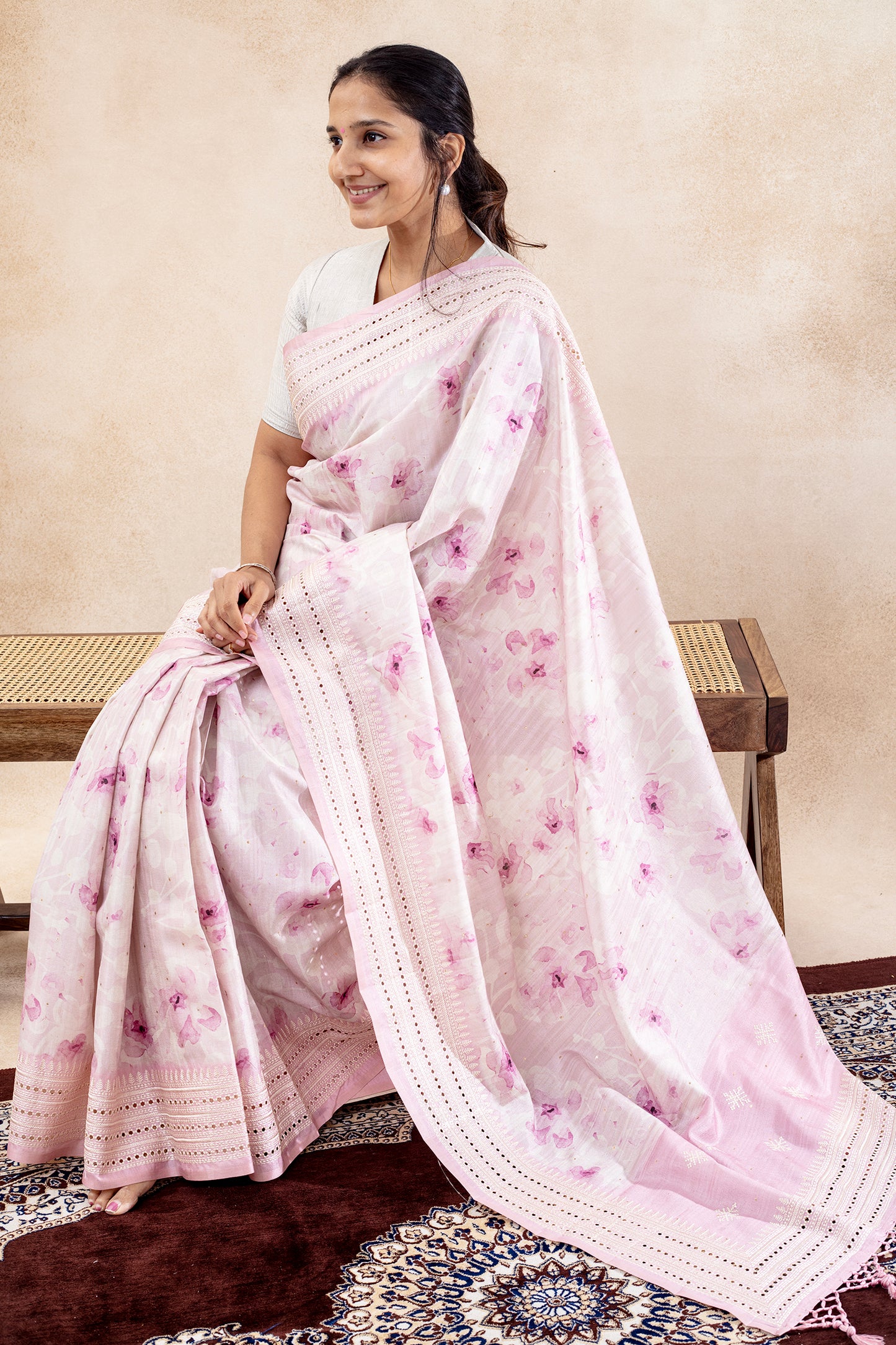 Tussar | Petal Pink