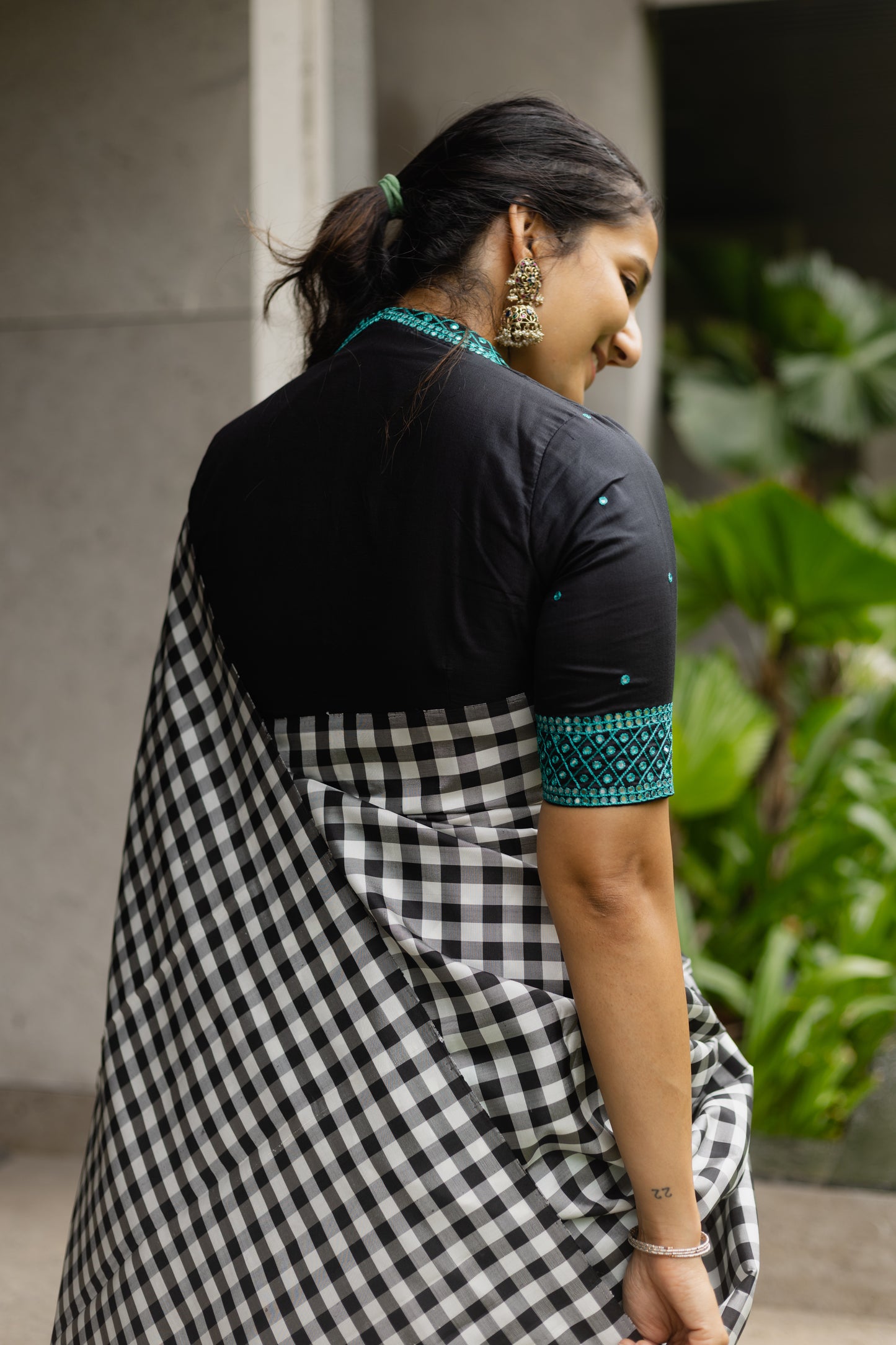 Arden Mirror Embroidered Blouse