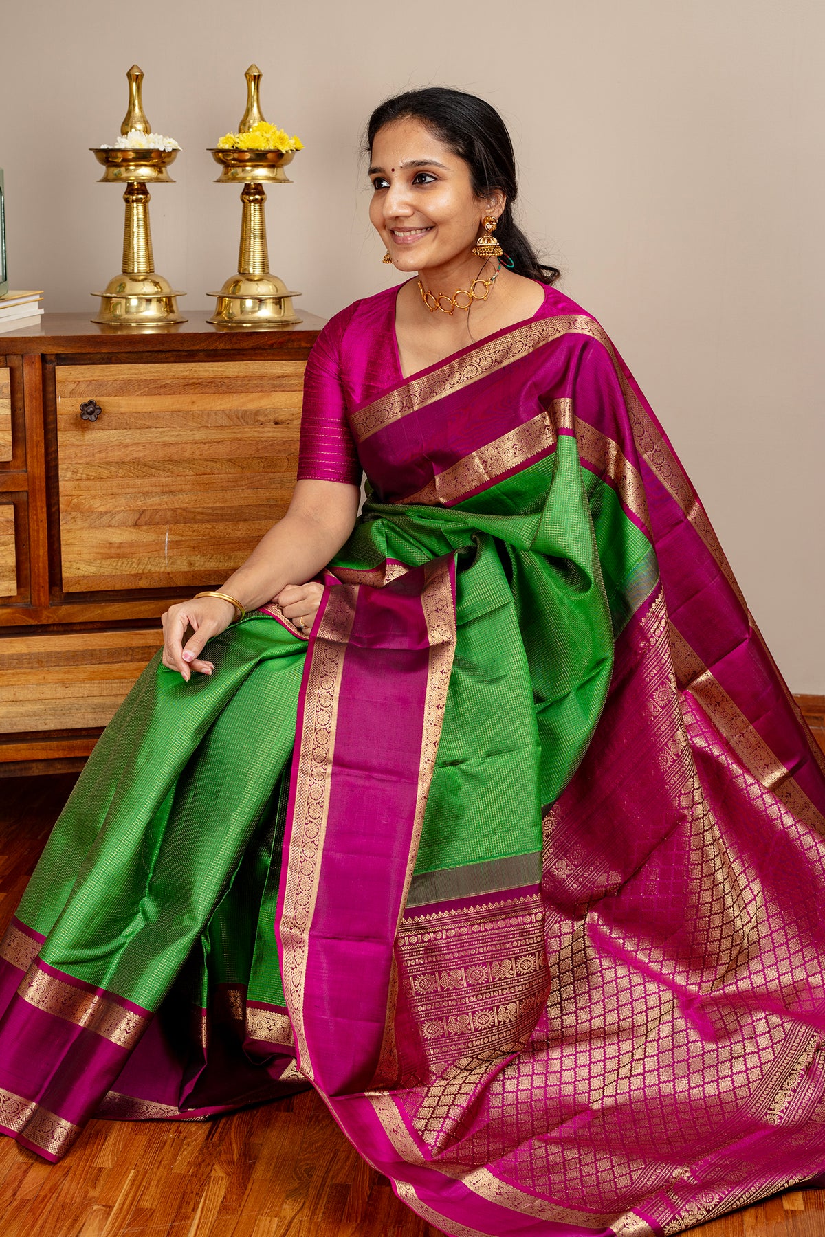 Haritharang - Kanjivaram silk saree