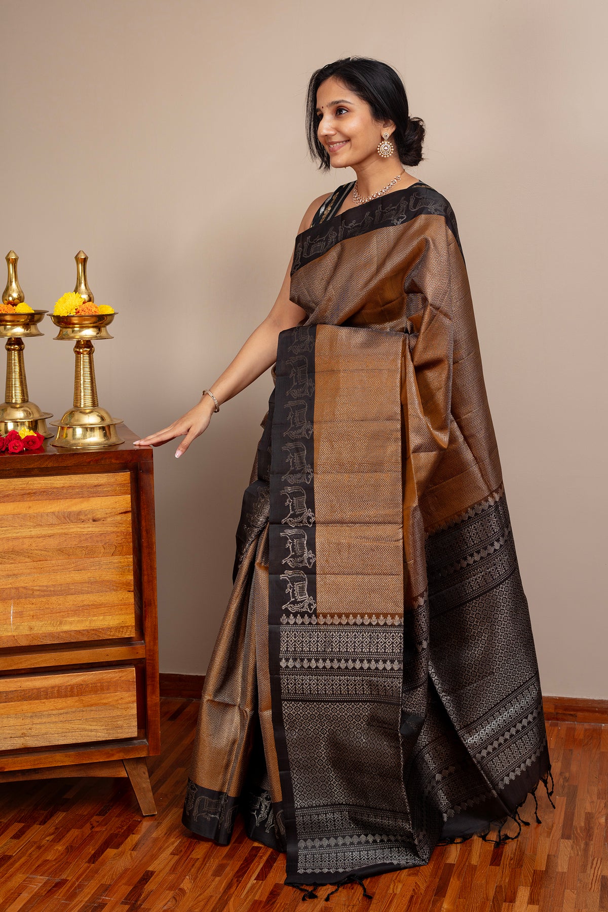 Matrika - Lightweight silk saree