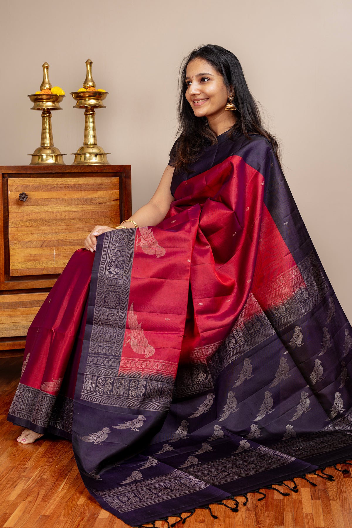 Kapotah - Lightweight Silk Saree