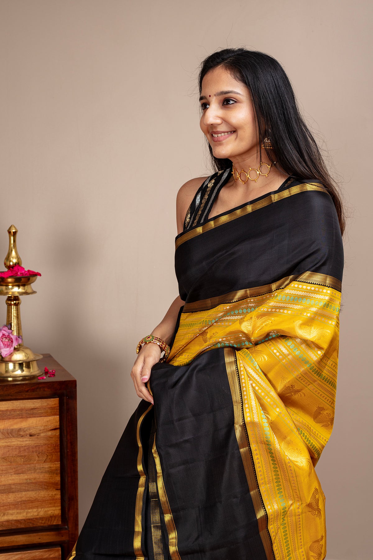 Swarna Killi - Kanjivaram silk saree