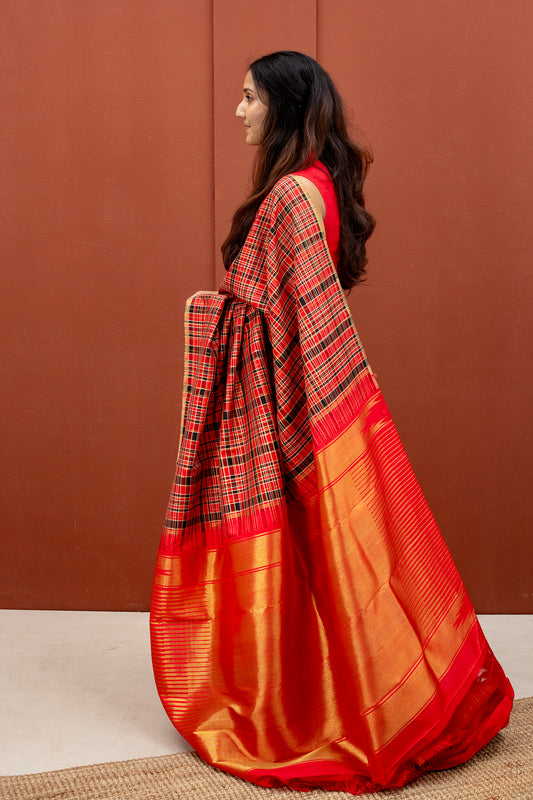 Ekandrishta - Kanjivaram silk saree