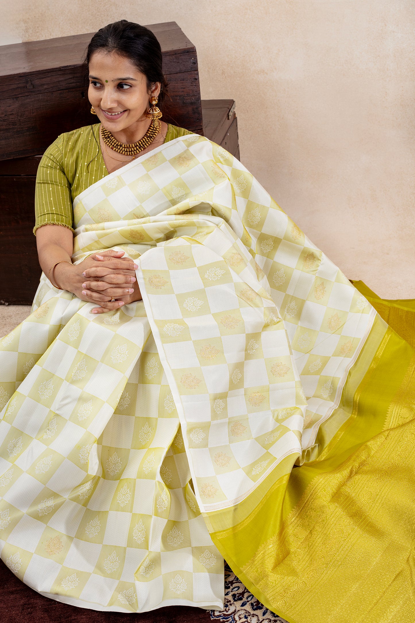 Hamsayukta - Kanjivaram silk saree