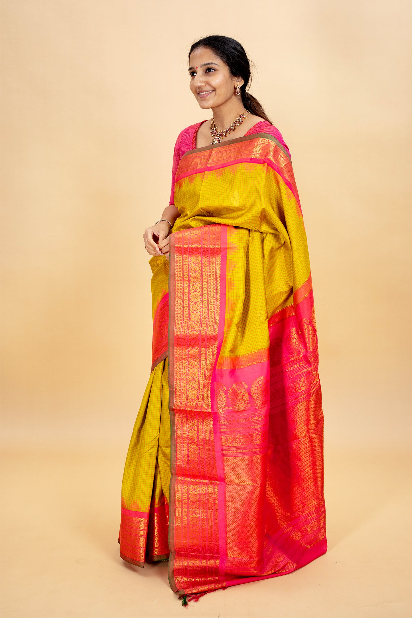 Hamsayukta - Gadwal silk saree