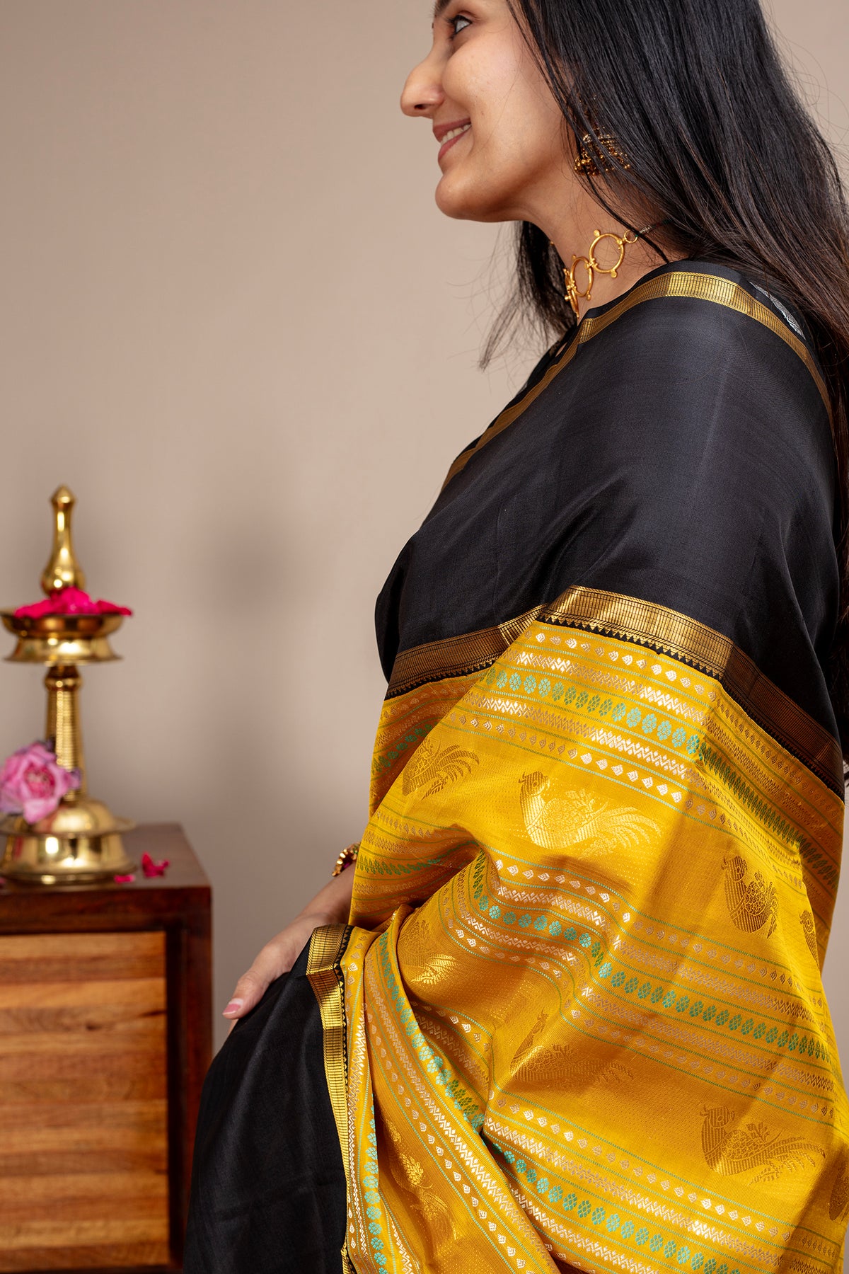 Swarna Killi - Kanjivaram silk saree