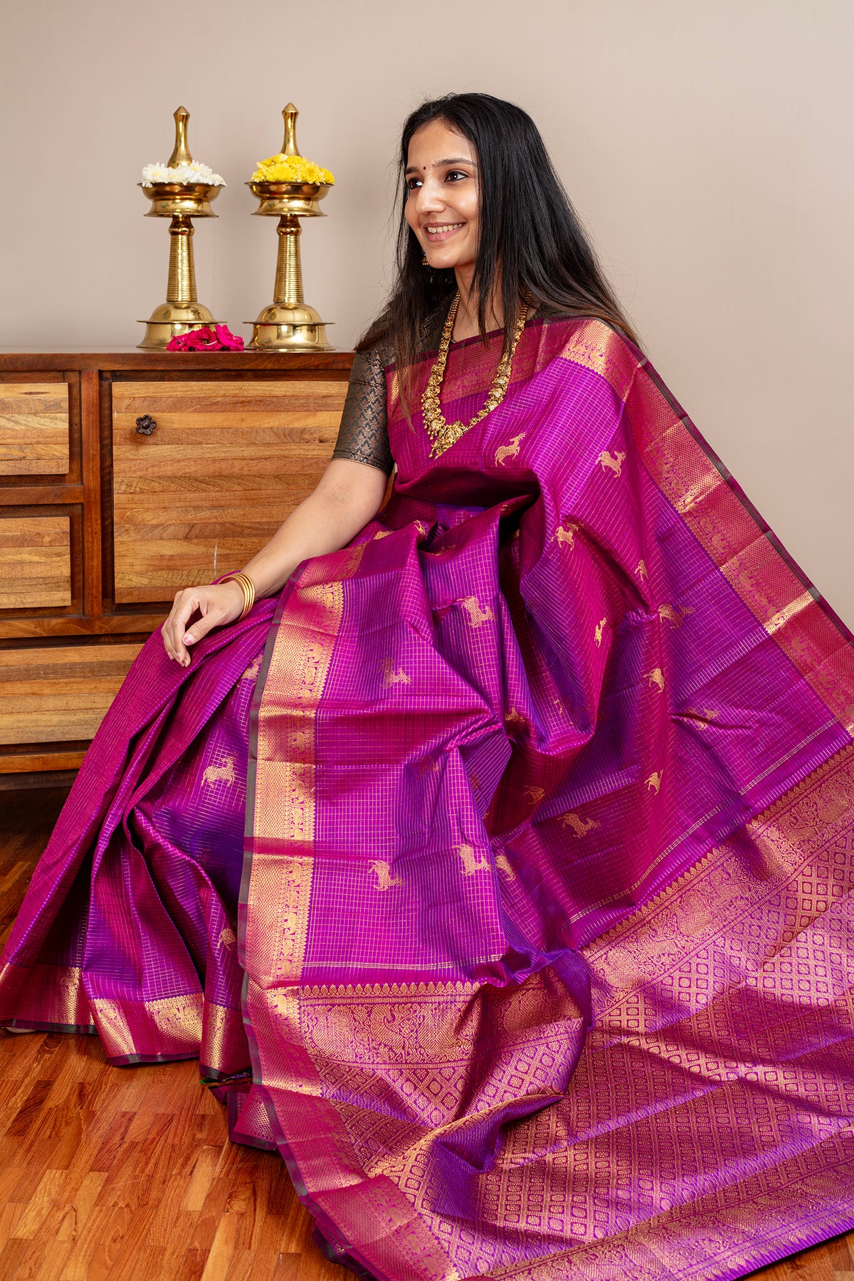 Yaazhini - Kanjivaram silk saree