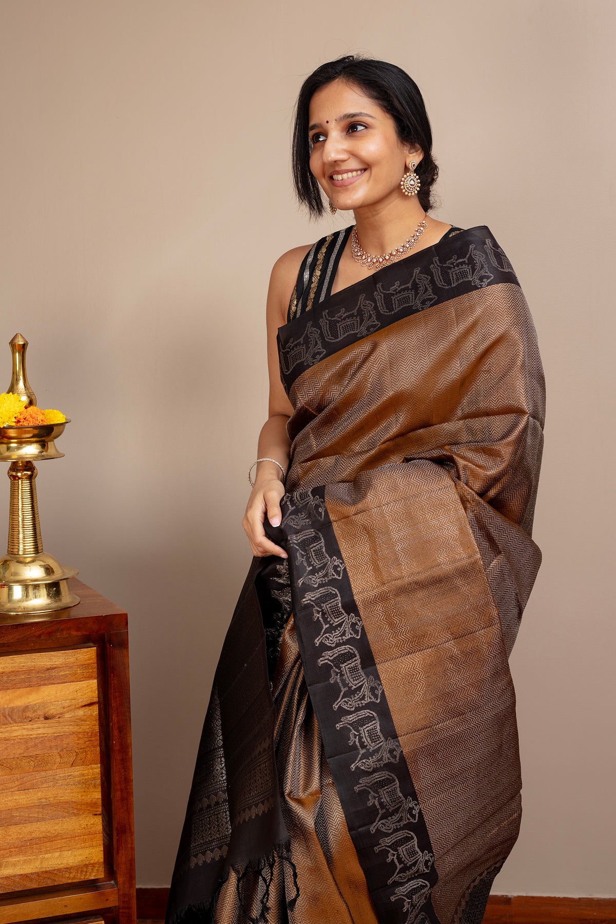 Matrika - Lightweight silk saree
