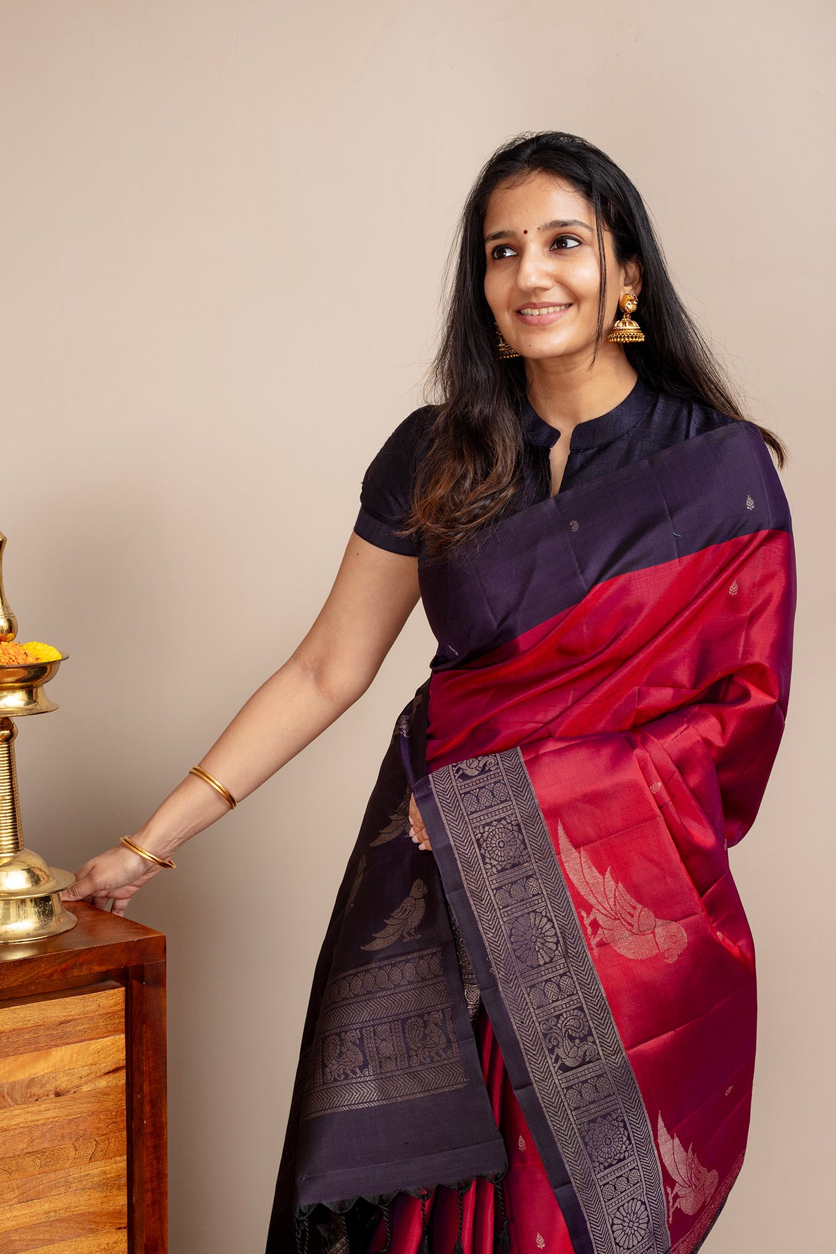 Kapotah - Lightweight Silk Saree