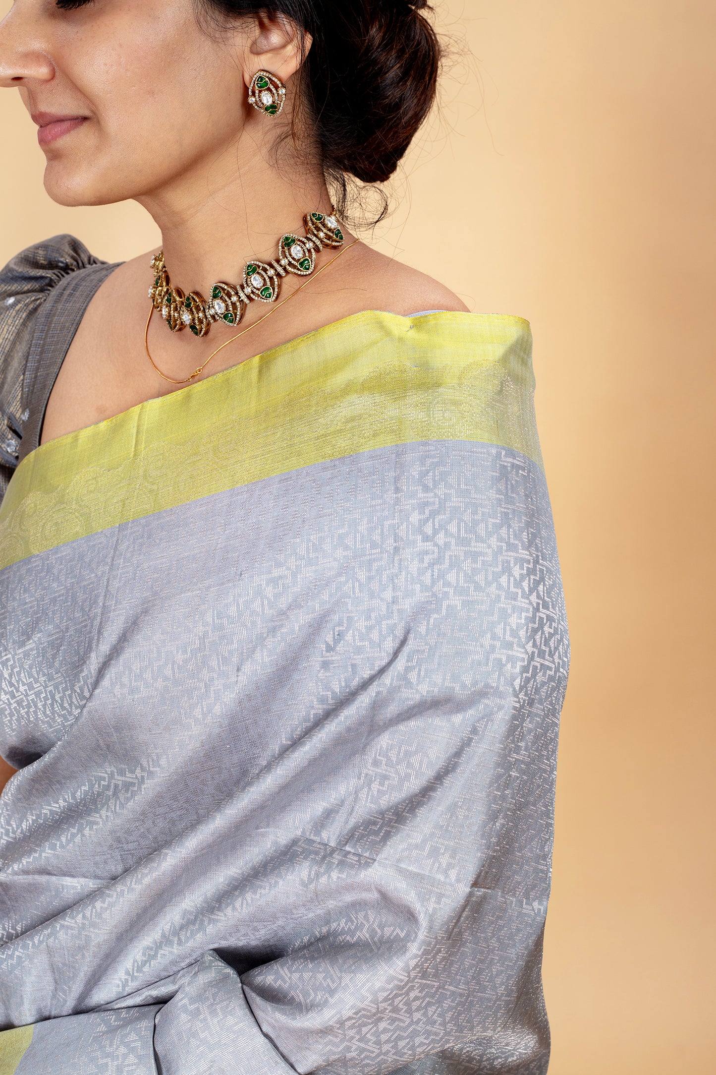 Amravathi - Lightweight silk saree