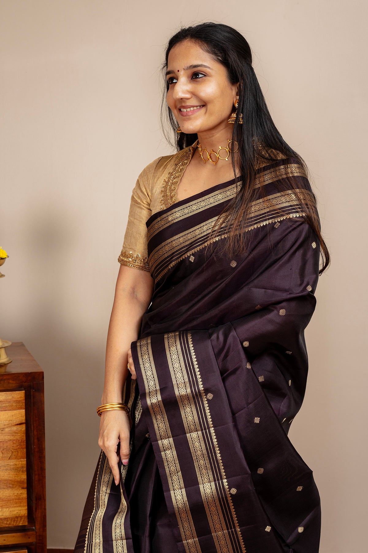 Kramuka Varna - Lightweight Silk Saree