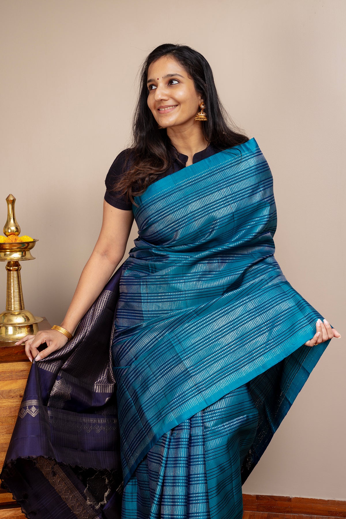 Navaneetha - Lightweight silk saree