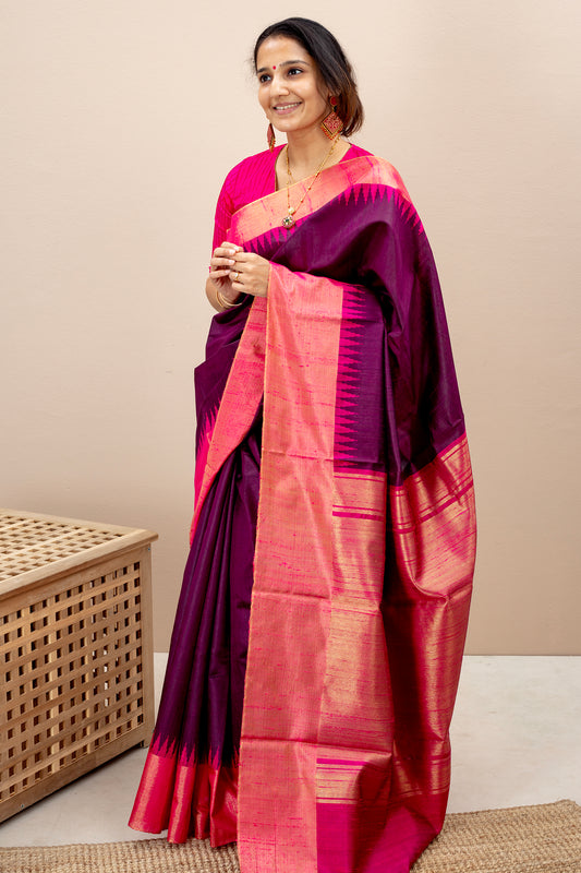 Sarvodhara - Lightweight silk saree