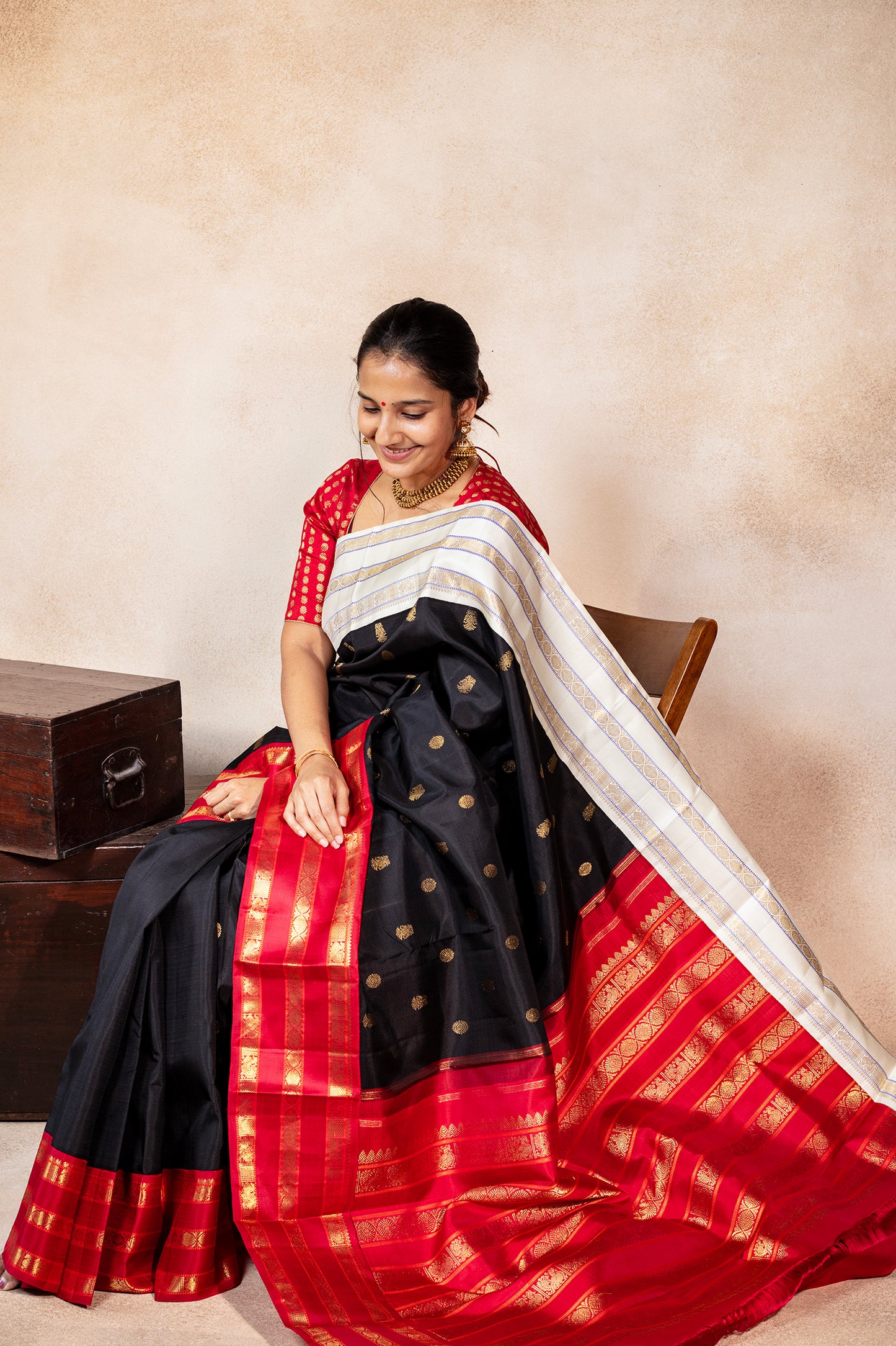 Bhramhotsavam - Kanjivaram silk saree