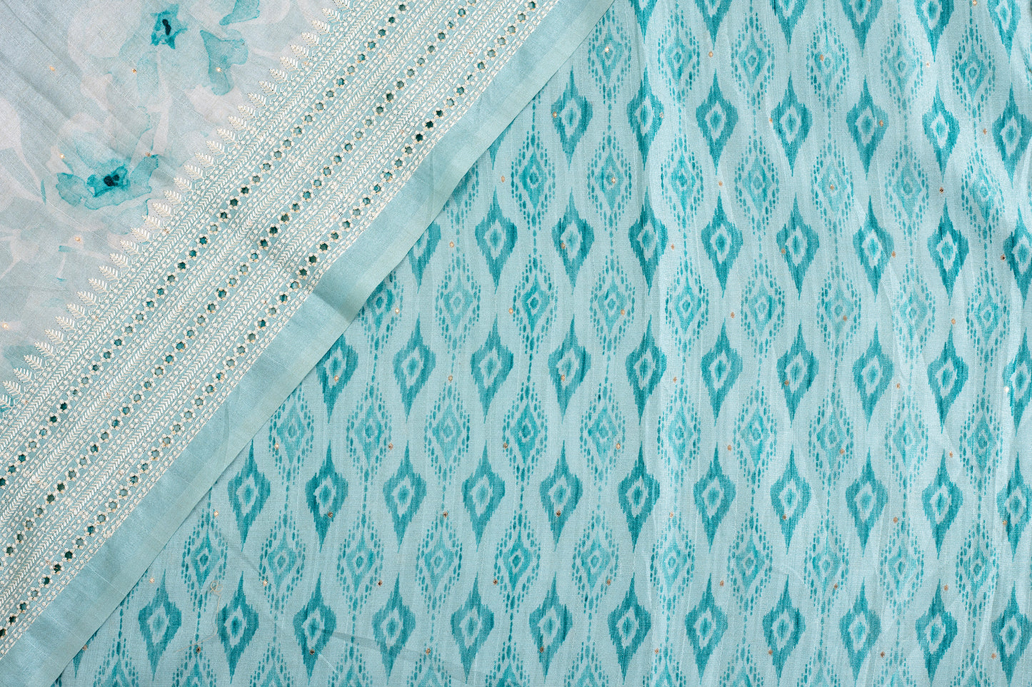 Tussar | Powder Blue