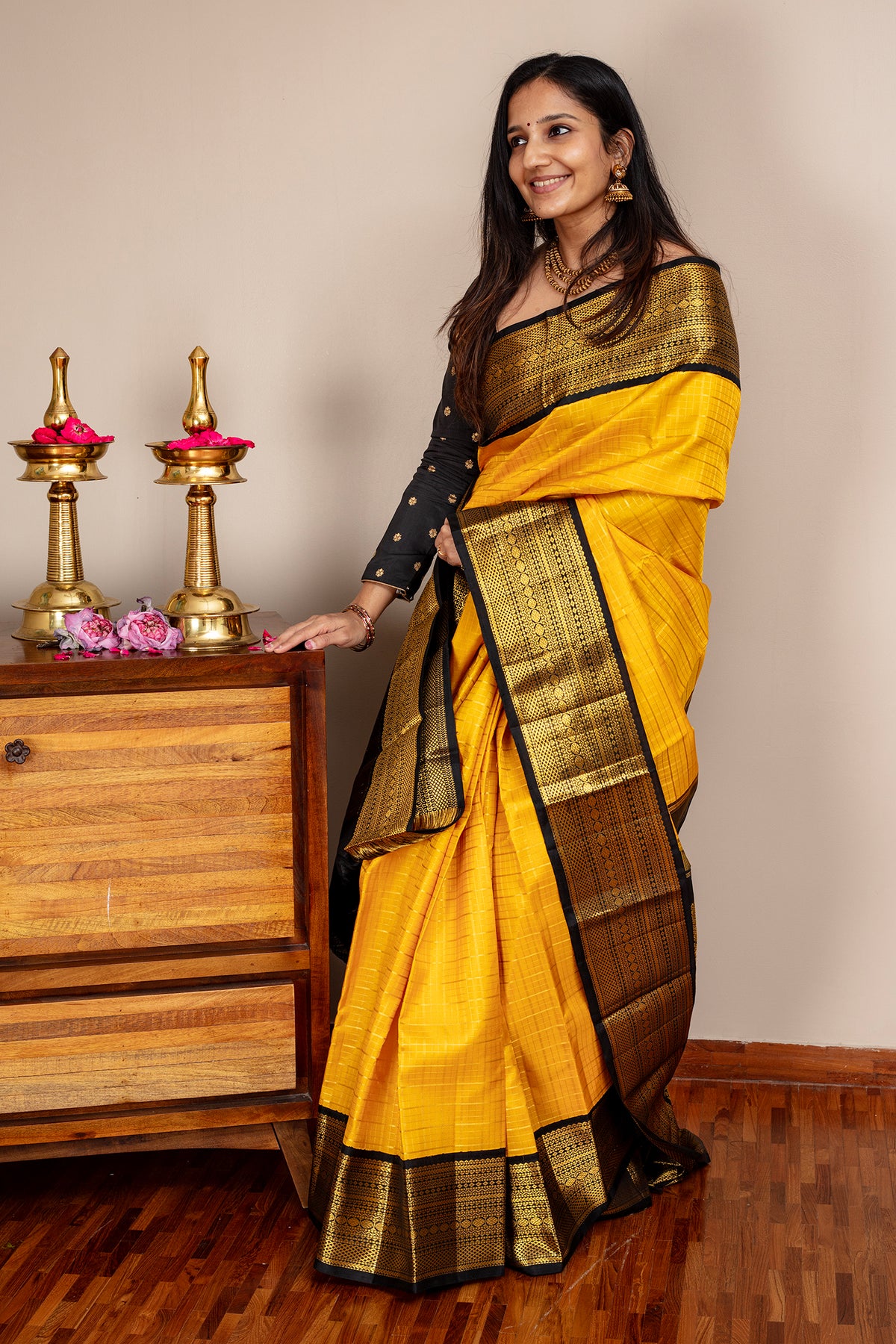 Swarna Killi - Kanjivaram silk saree