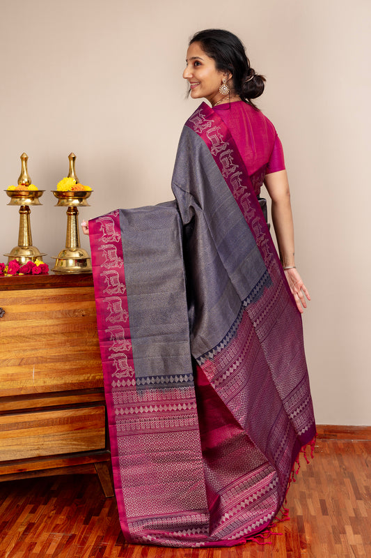 Kamadhenu - Lightweight silk saree
