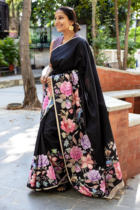 Tussar Silk | Flowers of Jaipur