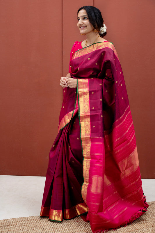 Hamsadhwani - Kanjivaram silk saree