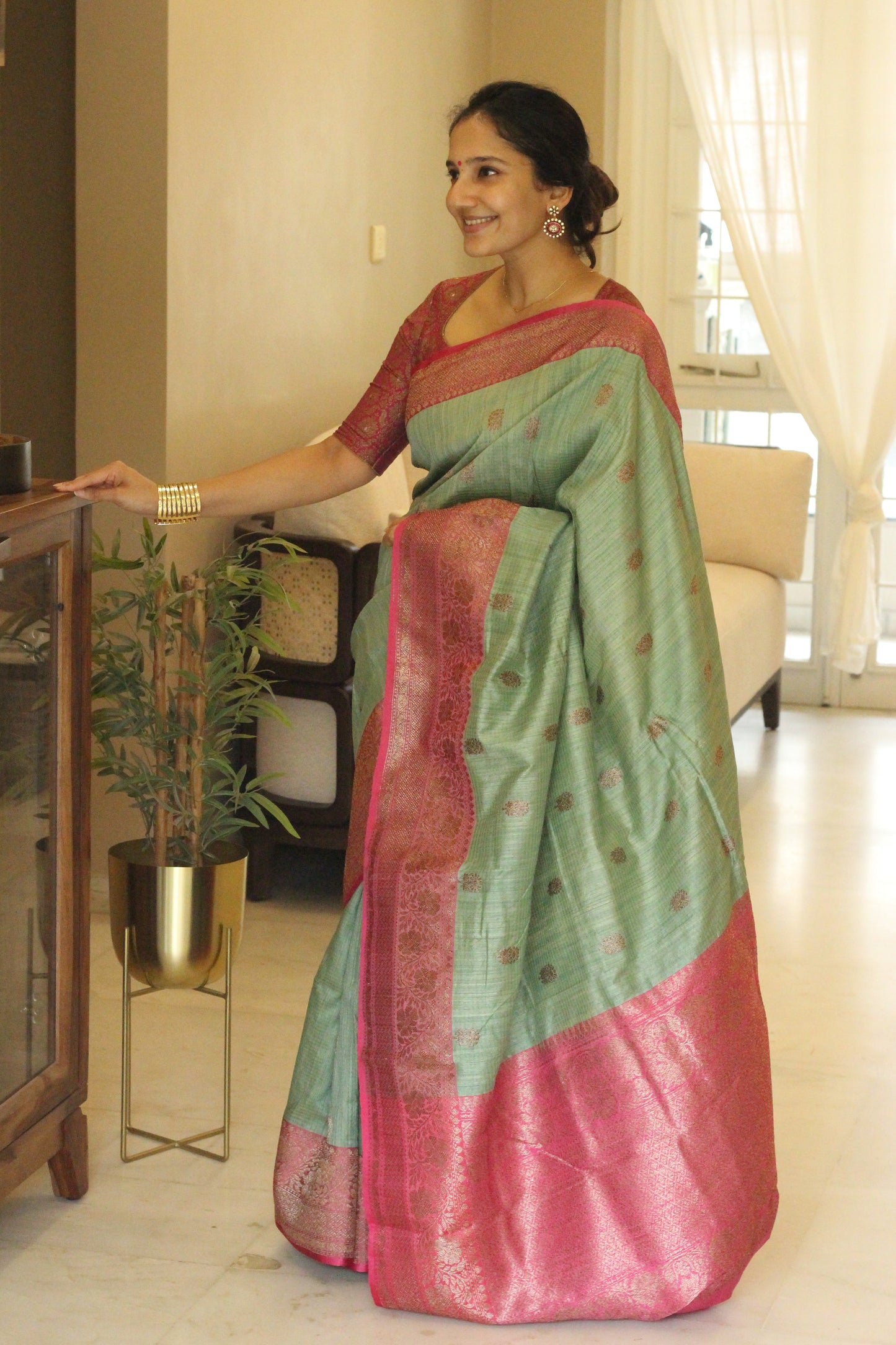 Lakshmi Vihara - Banaras silk saree