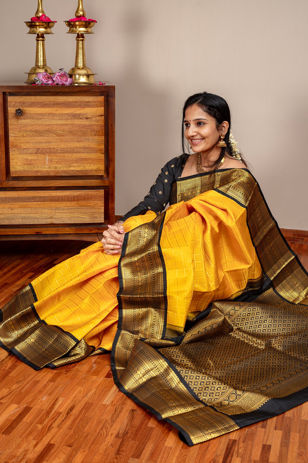 Swarna Killi - Kanjivaram silk saree