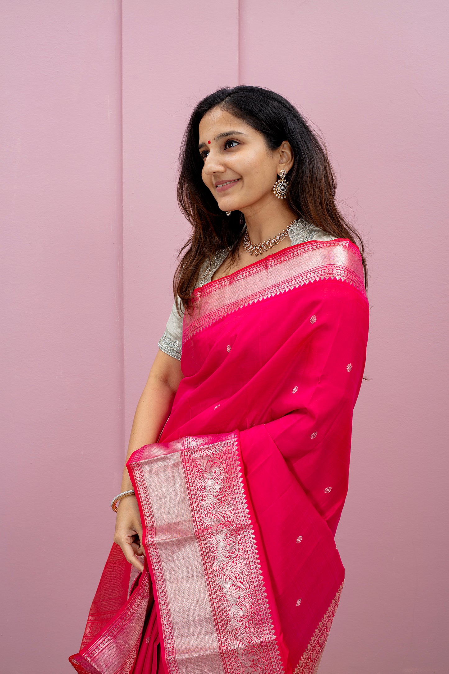 Sindurvarna - Kanjivaram silk saree