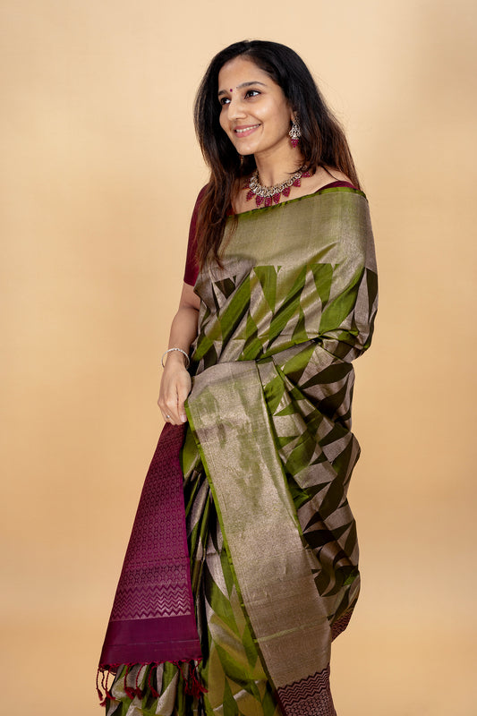 Simhavahini - Lightweight Silk Saree