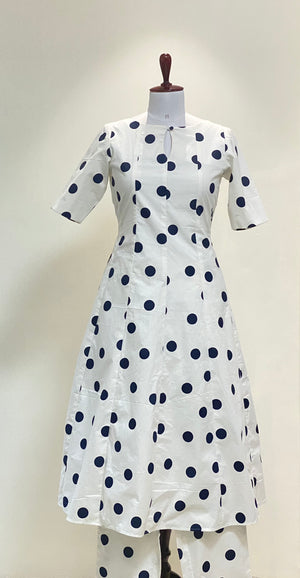 Pocket Panda Linen Kurti