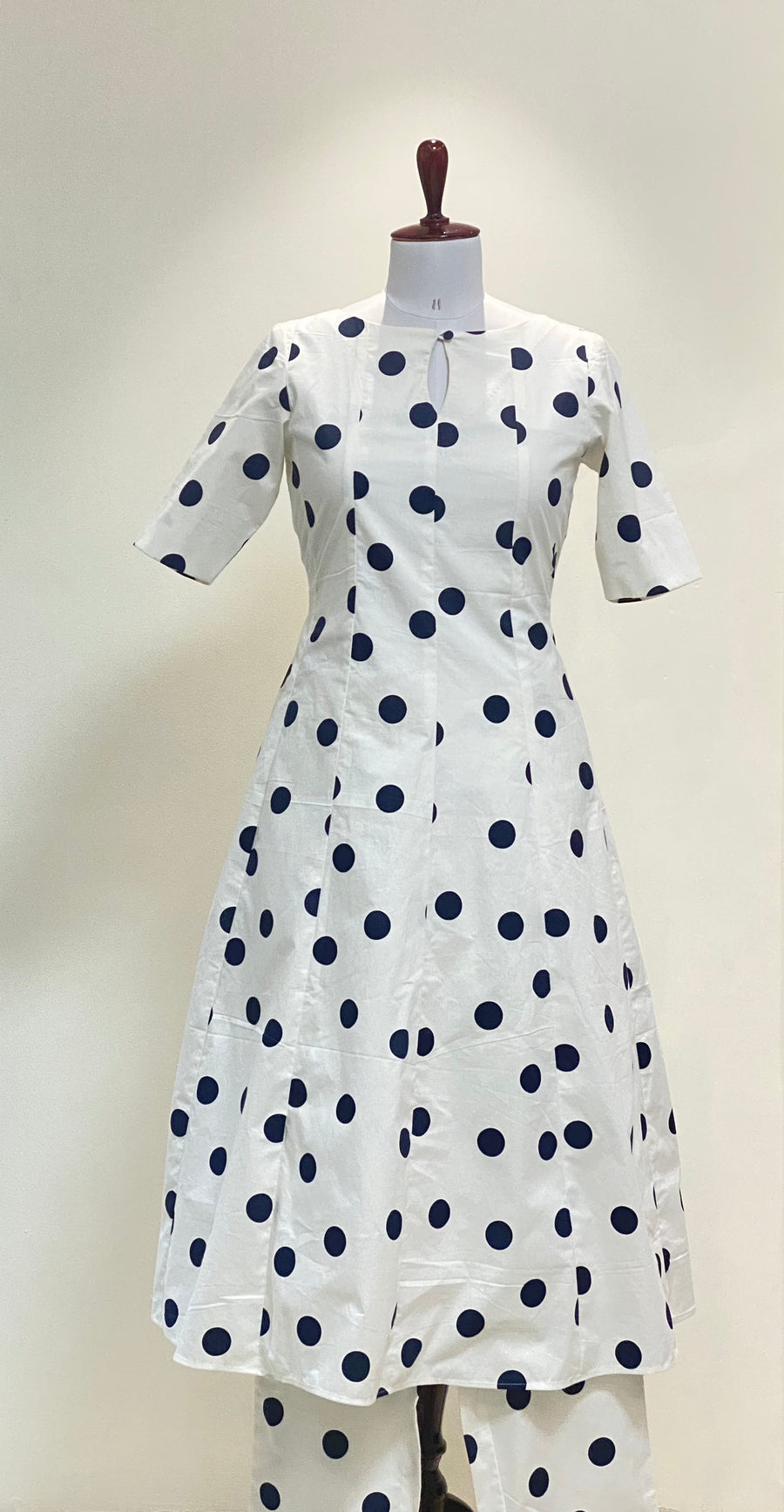 Pocket Panda Linen Kurti