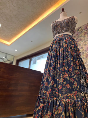 Endless Sky Lehenga Set