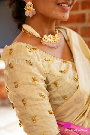 Precious Pearl Embroidered Blouse
