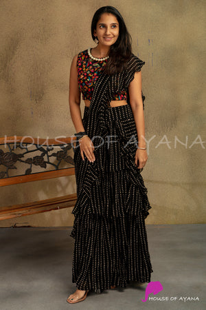 Raheja Draped Saree Set