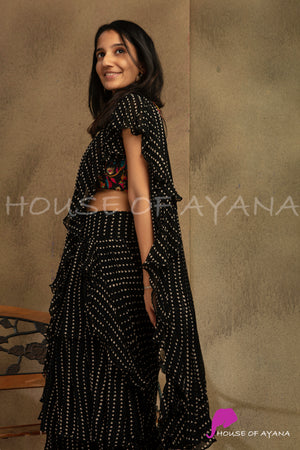 Raheja Draped Saree Set