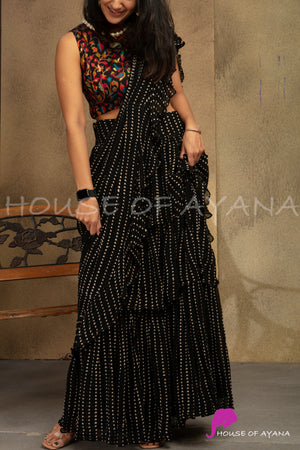Raheja Draped Saree Set