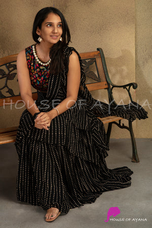 Raheja Draped Saree Set