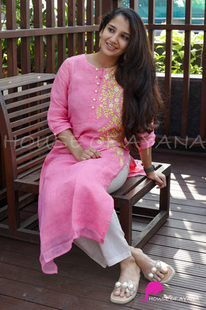 Central Park Linen Kurti